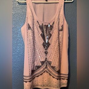 Woman’s Express Sequence Tank sz M